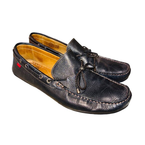 Marc Joseph New York Navy Leather Loafers Mens 12 Slip-On Driving Shoes Preppy main image 12